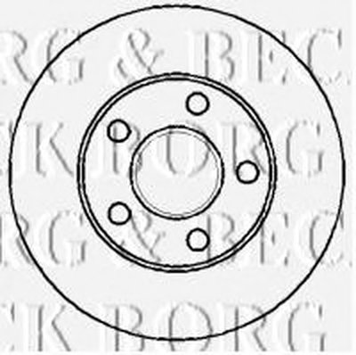 Тормозной диск BORG & BECK купить