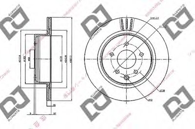 Тормозной диск DJ PARTS купить