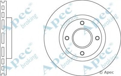 Тормозной диск APEC braking купить