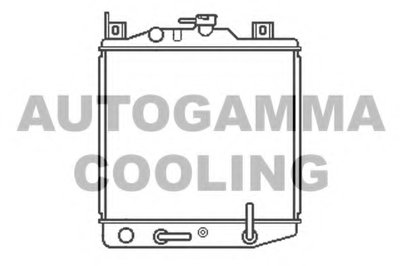 Радиатор, охлаждение двигателя AUTOGAMMA купить