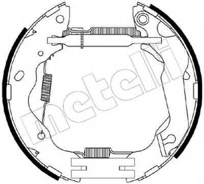 Комплект тормозных колодок Kit premounted METELLI купить