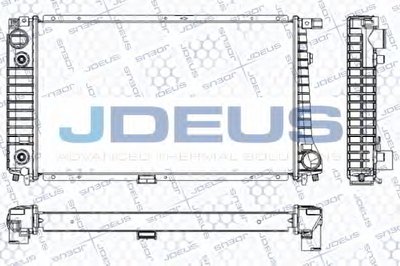 Радиатор, охлаждение двигателя JDEUS купить