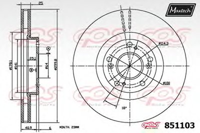 Тормозной диск R+ (Regular Plus) MAXTECH купить