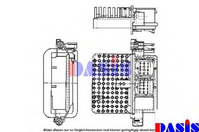 Блок управления, отопление / вентиляция AKS DASIS