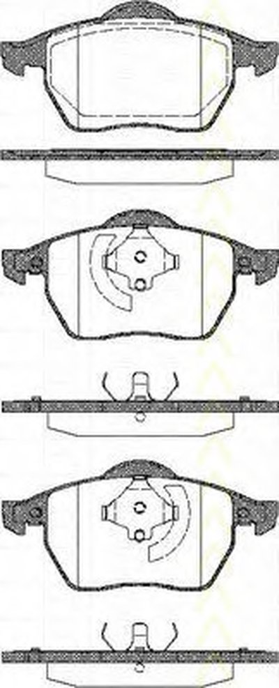 Комплект тормозных колодок, дисковый тормоз TRISCAN купить