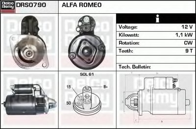 Стартер Remanufactured REMY (Light Duty) DELCO REMY купить