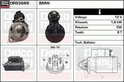 Стартер Remanufactured REMY (Light Duty) DELCO REMY купить