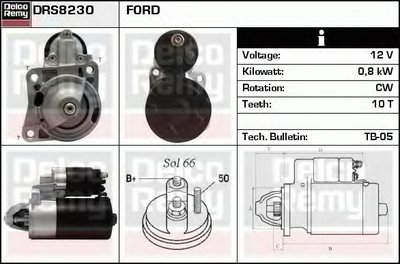 Стартер Remanufactured REMY (Light Duty) DELCO REMY купить