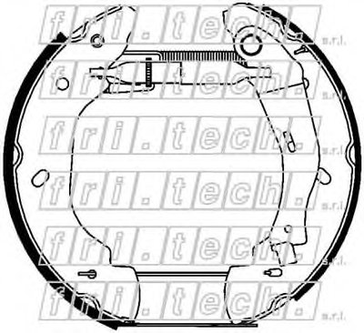 Комплект тормозных колодок FAST KIT fri.tech. купить