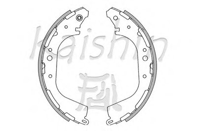 Комплект тормозных колодок KAISHIN купить