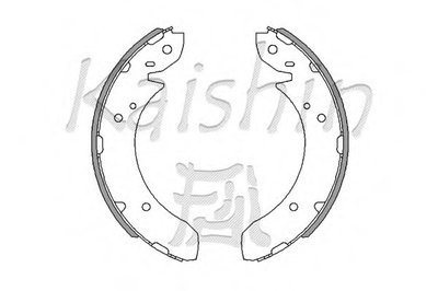 Комплект тормозных колодок KAISHIN купить
