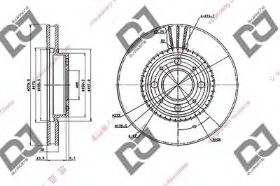 Тормозной диск DJ PARTS купить