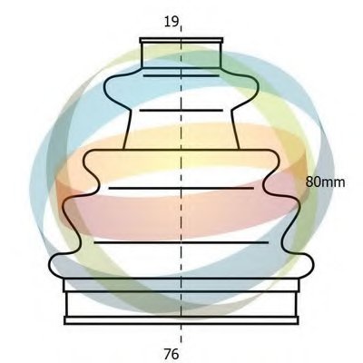 Комплект пылника, приводной вал ODM-MULTIPARTS