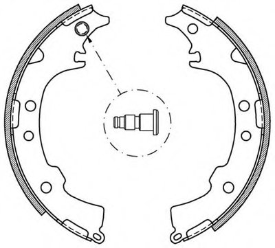 Комплект тормозных колодок ADVANCE OPEN PARTS купить