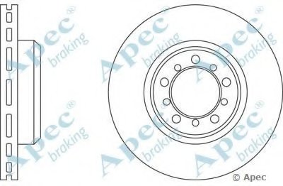 Тормозной диск APEC braking купить