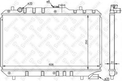 Радиатор, охлаждение двигателя STELLOX купить