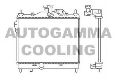Радиатор, охлаждение двигателя AUTOGAMMA купить