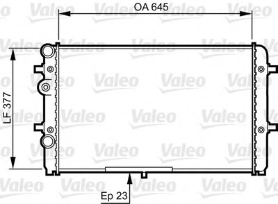 Радиатор, охлаждение двигателя VALEO купить