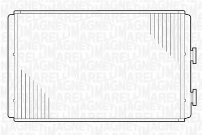 Теплообменник, отопление салона MAGNETI MARELLI