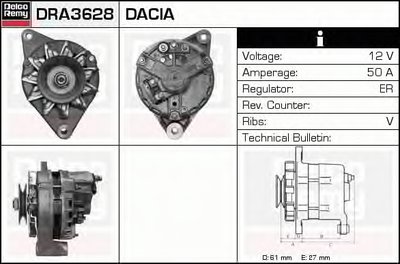 Генератор Remanufactured REMY (Light Duty) DELCO REMY купить