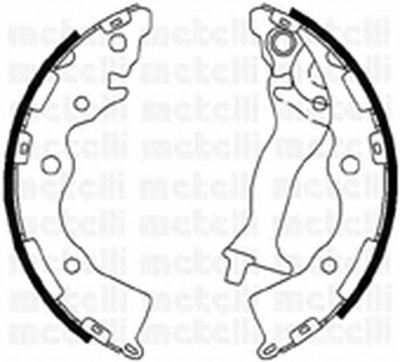 Комплект тормозных колодок METELLI купить