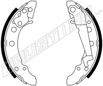 Комплект тормозных колодок TRUSTING купить