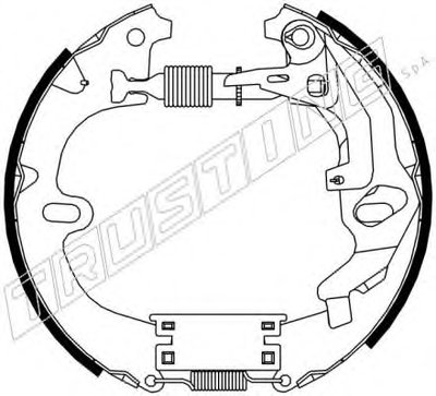 Комплект тормозных колодок FAST KIT TRUSTING купить