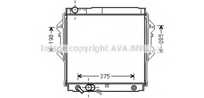 Радиатор, охлаждение двигателя AVA QUALITY COOLING купить