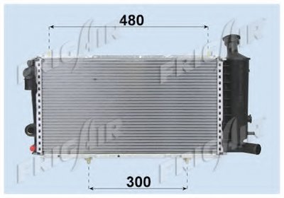Радиатор, охлаждение двигателя FRIGAIR купить