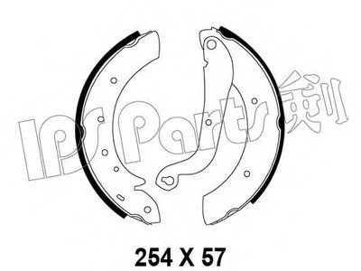 Тормозные колодки IPS Parts IPS Parts купить