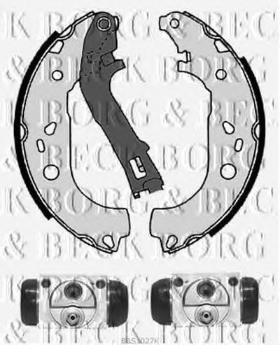 Комплект тормозных колодок BORG & BECK купить