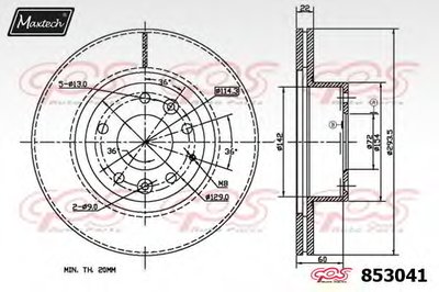 Тормозной диск R+ (Regular Plus) MAXTECH купить