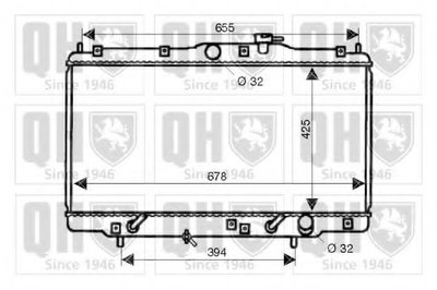 Радиатор, охлаждение двигателя QUINTON HAZELL купить