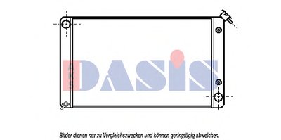 Радиатор, охлаждение двигателя AKS DASIS купить