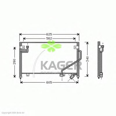 Конденсатор, кондиционер KAGER купить