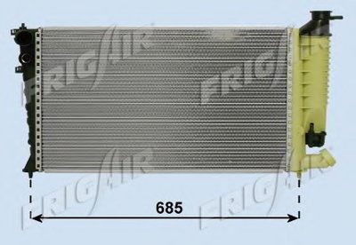 Радиатор, охлаждение двигателя FRIGAIR купить
