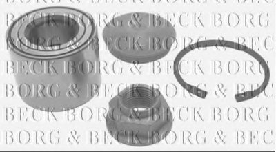Комплект подшипника ступицы колеса BORG & BECK
