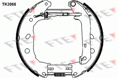 Комплект тормозных колодок FTE купить