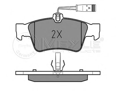 Комплект тормозных колодок, дисковый тормоз PLATINUM PAD MEYLE купить