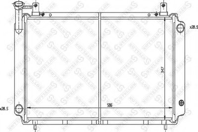 Радиатор, охлаждение двигателя STELLOX купить