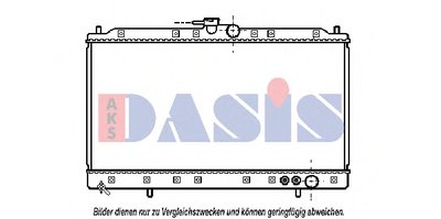 Радиатор, охлаждение двигателя AKS DASIS купить