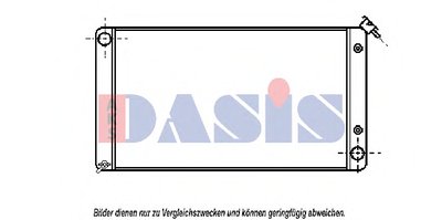 Радиатор, охлаждение двигателя AKS DASIS купить