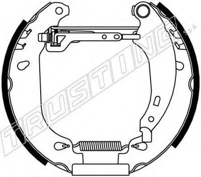 Комплект тормозных колодок FAST KIT TRUSTING купить