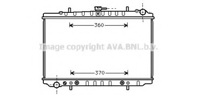 Радиатор, охлаждение двигателя AVA QUALITY COOLING купить