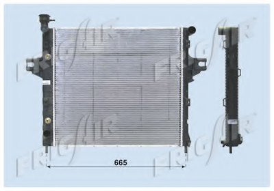Радиатор, охлаждение двигателя FRIGAIR купить