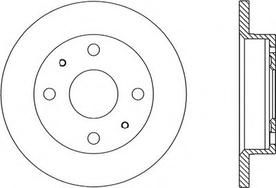 Тормозной диск ADAPTIVE OPEN PARTS купить