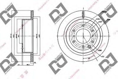 Тормозной диск DJ PARTS купить