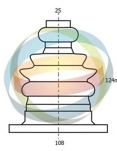 Комплект пылника, приводной вал ODM-MULTIPARTS