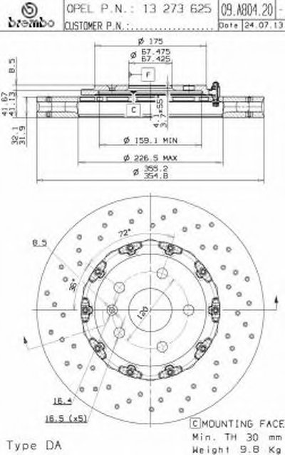 Тормозной диск TWO-PIECE FLOATING DISCS LINE AP купить