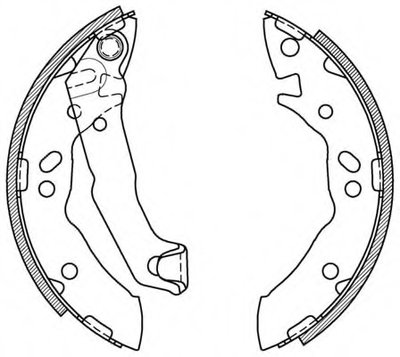 Комплект тормозных колодок ADVANCE OPEN PARTS купить